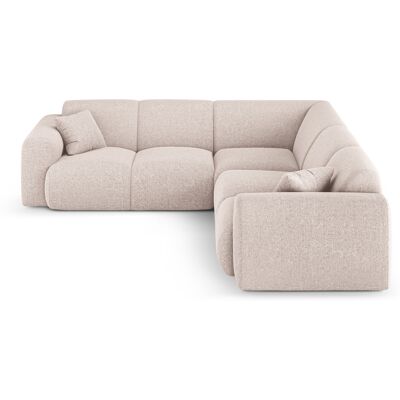 Maison Héritage - Canapé D'Angle Symétrique Theo 5 Places beige - 252x252x72 cm OS - Publicité Maison Héritage - Canapé D'Angle Symétrique Theo 5 Places beige - 252x252x72 cm OS - Publicité