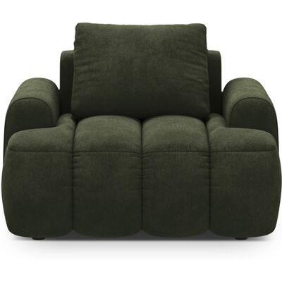 Maison Héritage - Fauteuil en velours Kimi 1 Place vert - 95x85x84 cm OS - Publicité Maison Héritage - Fauteuil en velours Kimi 1 Place vert - 95x85x84 cm OS - Publicité