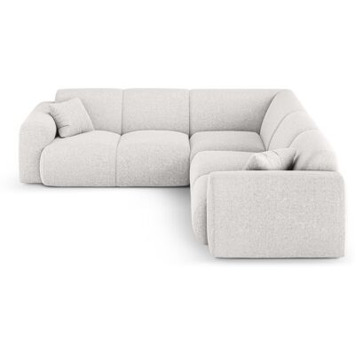 Maison Héritage - Canapé D'Angle Symétrique Theo 5 Places gris clair - 252x252x72 cm OS - Publicité Maison Héritage - Canapé D'Angle Symétrique Theo 5 Places gris clair - 252x252x72 cm OS - Publicité