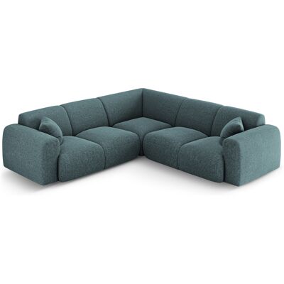 Maison Héritage - Canapé D'Angle Symétrique Theo 5 Places pétrole - 252x252x72 cm OS - Publicité Maison Héritage - Canapé D'Angle Symétrique Theo 5 Places pétrole - 252x252x72 cm OS - Publicité
