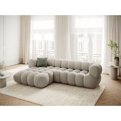 CXL by Christian Lacroix - Canapé d'angle droit modulaire Maurice beige foncé - 270x165x70 cm OS - Publicité CXL by Christian Lacroix - Canapé d'angle droit modulaire Maurice beige foncé - 270x165x70 cm OS - Publicité