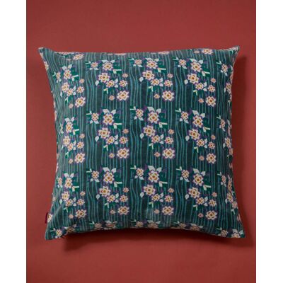 Les Touristes - Housse de coussin en Velours Hou Fleur De Biba 65x65 cm - Publicité Les Touristes - Housse de coussin en Velours Hou Fleur De Biba 65x65 cm - Publicité
