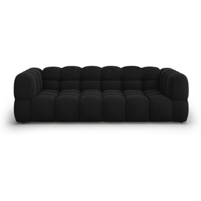 Mazzini Sofas - Canapé Modulaire velours Aster 4 places Noir - 244x102x70 OS - Publicité Mazzini Sofas - Canapé Modulaire velours Aster 4 places Noir - 244x102x70 OS - Publicité