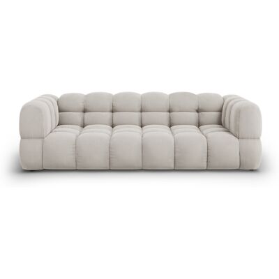 Mazzini Sofas - Canapé Modulaire velours Aster 4 places Beige Clair - 244x102x70 OS - Publicité Mazzini Sofas - Canapé Modulaire velours Aster 4 places Beige Clair - 244x102x70 OS - Publicité