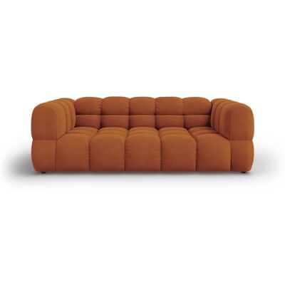 Mazzini Sofas - Canapé velours Aster 3 places Terracotta - 214x102x70 OS - Publicité Mazzini Sofas - Canapé velours Aster 3 places Terracotta - 214x102x70 OS - Publicité