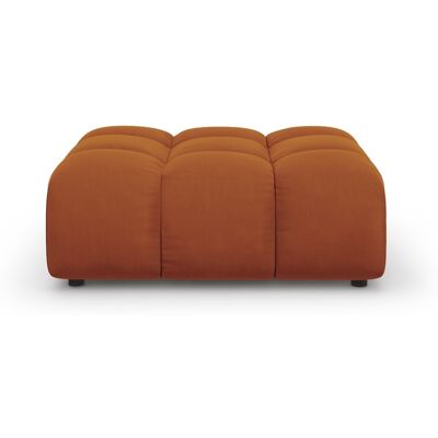 Mazzini Sofas - Pouf velours Aster 1 place Terracotta - 102x80x43 OS - Publicité Mazzini Sofas - Pouf velours Aster 1 place Terracotta - 102x80x43 OS - Publicité