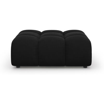 Mazzini Sofas - Pouf velours Aster 1 place Noir - 102x80x43 OS - Publicité Mazzini Sofas - Pouf velours Aster 1 place Noir - 102x80x43 OS - Publicité