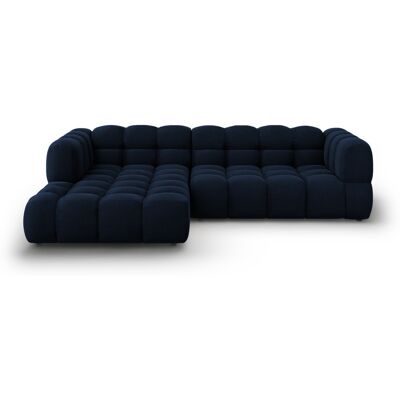 Mazzini Sofas - Canapé d'angle droit velours modulable Aster 4 places Bleu Roi - 272x162x70 OS - Publicité Mazzini Sofas - Canapé d'angle droit velours modulable Aster 4 places Bleu Roi - 272x162x70 OS - Publicité