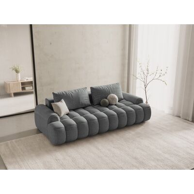 Mazzini Sofas - Canapé convertible avec coffre de rangement 4 places gris - 250x100x84 cm OS - Publicité Mazzini Sofas - Canapé convertible avec coffre de rangement 4 places gris - 250x100x84 cm OS - Publicité
