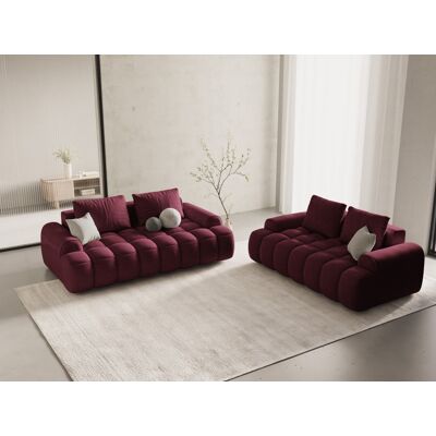 Mazzini Sofas - Canapé 2 places bordeaux - 175x100x84 cm OS - Publicité Mazzini Sofas - Canapé 2 places bordeaux - 175x100x84 cm OS - Publicité