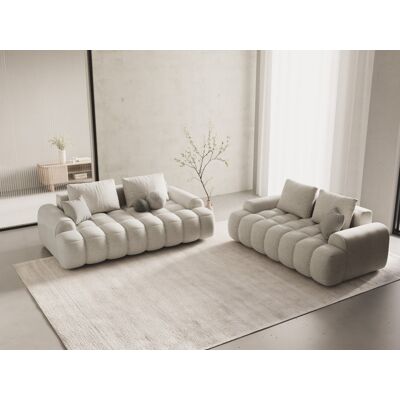 Mazzini Sofas - Canapé 2 places beige - 175x100x84 cm OS - Publicité Mazzini Sofas - Canapé 2 places beige - 175x100x84 cm OS - Publicité