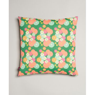 Les Touristes - Coussin en coton Mellow vert - 45x45 cm OS - Publicité Les Touristes - Coussin en coton Mellow vert - 45x45 cm OS - Publicité