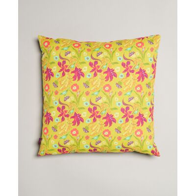 Les Touristes - Coussin en coton Iris doré - 45x45 cm OS - Publicité Les Touristes - Coussin en coton Iris doré - 45x45 cm OS - Publicité