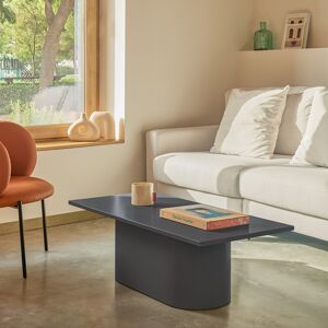 Teulat Totem - Table basse en bois et métal - Gris anthracite - Publicité Teulat Totem - Table basse en bois et métal - Gris anthracite - Publicité