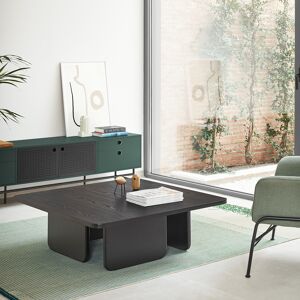 Teulat - Table basse Arq noire - 1000x1000x350cm OS - Publicité Teulat - Table basse Arq noire - 1000x1000x350cm OS - Publicité
