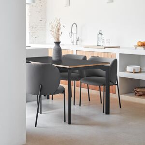 Teulat - 2 chaises Mogi 60107 gris foncé - 59x56x49/81cm OS - Publicité Teulat - 2 chaises Mogi 60107 gris foncé - 59x56x49/81cm OS - Publicité