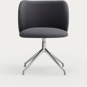 Teulat - 2 chaises Mogi 60107 gris foncé avec pieds chromés - 59x56x49/81cm OS - Publicité Teulat - 2 chaises Mogi 60107 gris foncé avec pieds chromés - 59x56x49/81cm OS - Publicité