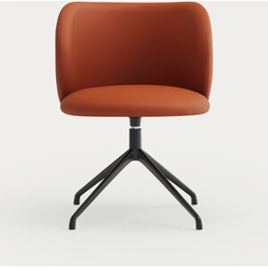 Teulat - 2 chaises Mogi 107-0035 terracotta avec pieds noirs - 59x56x49/81cm OS - Publicité Teulat - 2 chaises Mogi 107-0035 terracotta avec pieds noirs - 59x56x49/81cm OS - Publicité