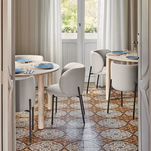 Teulat - 2 chaises Mogi 60105 gris clair - 59x56x49/81cm OS - Publicité Teulat - 2 chaises Mogi 60105 gris clair - 59x56x49/81cm OS - Publicité
