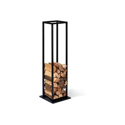 Pratik Garden - Range-bûche vertical noir - 33x33x112 cm OS - Publicité Pratik Garden - Range-bûche vertical noir - 33x33x112 cm OS - Publicité