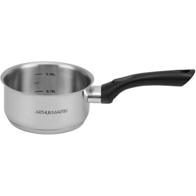 Arthur Martin - Casserole induction manche fixe grise - D.12 cm OS - Publicité Arthur Martin - Casserole induction manche fixe grise - D.12 cm OS - Publicité