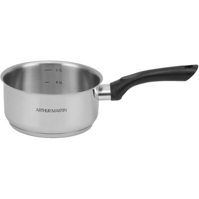 Arthur Martin - Casserole induction manche fixe grise - D.14 cm OS - Publicité Arthur Martin - Casserole induction manche fixe grise - D.14 cm OS - Publicité