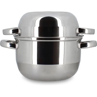 Menastyl - Marmite à moules en acier inoxydable - D.18cm - 2.7 L OS - Publicité Menastyl - Marmite à moules en acier inoxydable - D.18cm - 2.7 L OS - Publicité