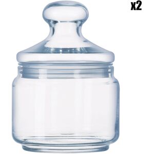 Luminarc - 2 Pots Pure Jar Club transparents - 50 cl OS - Publicité Luminarc - 2 Pots Pure Jar Club transparents - 50 cl OS - Publicité