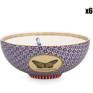 Pip Studio - 6 Bols Héritage en Porcelaine Carreaux bleus - D.11 cm OS - Publicité Pip Studio - 6 Bols Héritage en Porcelaine Carreaux bleus - D.11 cm OS - Publicité