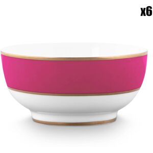 Pip Studio - 6 Bols en Porcelaine Pip Chique roses - D.12.5 cm OS - Publicité Pip Studio - 6 Bols en Porcelaine Pip Chique roses - D.12.5 cm OS - Publicité
