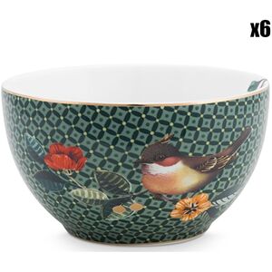 Pip Studio - 6 Bols en Porcelaine Winter Wonderland verts - D.9.5 cm OS - Publicité Pip Studio - 6 Bols en Porcelaine Winter Wonderland verts - D.9.5 cm OS - Publicité
