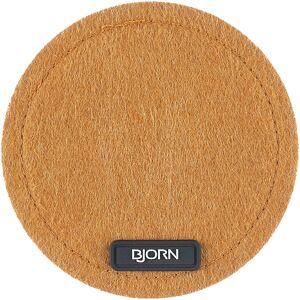 Bjorn - 6 Sous-verres ronds marron - D.10 cm OS - Publicité Bjorn - 6 Sous-verres ronds marron - D.10 cm OS - Publicité