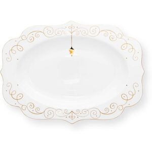 Pip Studio - Plat de service ovale en Porcelaine Royal Winter blanc - D.40cm OS - Publicité Pip Studio - Plat de service ovale en Porcelaine Royal Winter blanc - D.40cm OS - Publicité