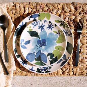 Novastyl - 6 Assiettes À Dessert Bleuet 19Cm En Grès OS - Publicité Novastyl - 6 Assiettes À Dessert Bleuet 19Cm En Grès OS - Publicité