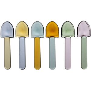 Sema - Cuillère à glace x 6 Boîte Colorea longueur - 9 cm OS - Publicité Sema - Cuillère à glace x 6 Boîte Colorea longueur - 9 cm OS - Publicité