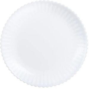 Luminarc - 6 Assiettes à dessert Bloom blanches - 19 cm OS - Publicité Luminarc - 6 Assiettes à dessert Bloom blanches - 19 cm OS - Publicité