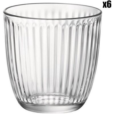 Bormioli - 6 Verres Line transparents - 29 cl OS - Publicité Bormioli - 6 Verres Line transparents - 29 cl OS - Publicité