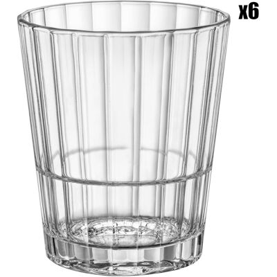 Bormioli - 6 Verres Oxford transparents - 37 cl OS - Publicité Bormioli - 6 Verres Oxford transparents - 37 cl OS - Publicité