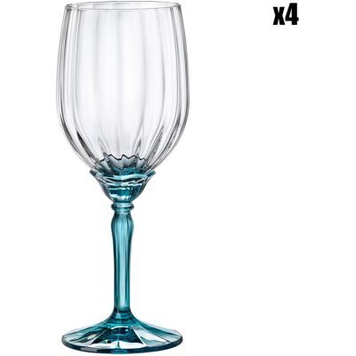 Bormioli - 4 Verres à vin blanc & Spritz Florian transparents - 38 cl OS - Publicité Bormioli - 4 Verres à vin blanc & Spritz Florian transparents - 38 cl OS - Publicité