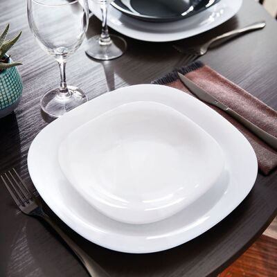 LUMINARC - Neo Carine - Blanc - 19cm - Dessert plate - Publicité LUMINARC - Neo Carine - Blanc - 19cm - Dessert plate - Publicité