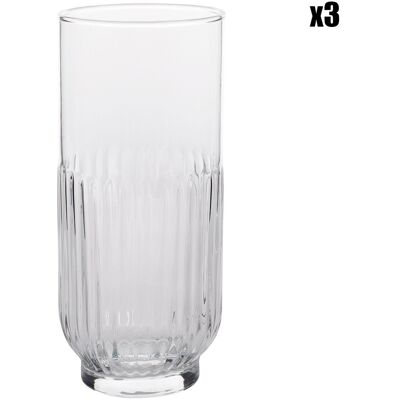 Cosy & Trendy - 3 Gobelets Martin transparents - 39cl OS - Publicité Cosy & Trendy - 3 Gobelets Martin transparents - 39cl OS - Publicité