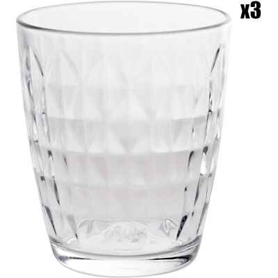 Cosy & Trendy - 3 Gobelets Mirror transparents - 33cl OS - Publicité Cosy & Trendy - 3 Gobelets Mirror transparents - 33cl OS - Publicité