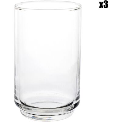 Cosy Moments - 3 Gobelets Lift transparents - 36cl OS - Publicité Cosy Moments - 3 Gobelets Lift transparents - 36cl OS - Publicité