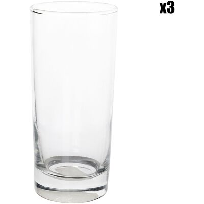 Cosy Moments - 3 Gobelets Globe transparents - 35cl OS - Publicité Cosy Moments - 3 Gobelets Globe transparents - 35cl OS - Publicité