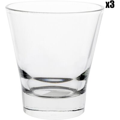 Cosy Moments - 3 Gobelets Conic transparents - 35cl OS - Publicité Cosy Moments - 3 Gobelets Conic transparents - 35cl OS - Publicité