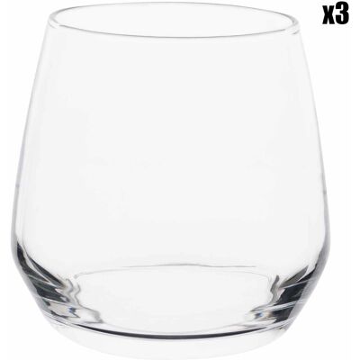 Cosy Moments - 3 Gobelets Grace transparents - 37cl OS - Publicité Cosy Moments - 3 Gobelets Grace transparents - 37cl OS - Publicité