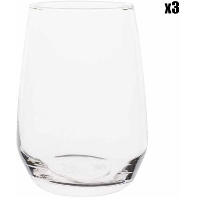 Cosy Moments - 3 Gobelets long drink Grace transparents - 45cl OS - Publicité Cosy Moments - 3 Gobelets long drink Grace transparents - 45cl OS - Publicité