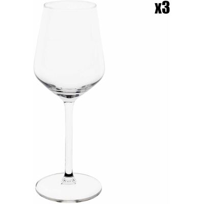 Cosy Moments - 3 Verres à vin à blanc Grace transparents - 29cl OS - Publicité Cosy Moments - 3 Verres à vin à blanc Grace transparents - 29cl OS - Publicité