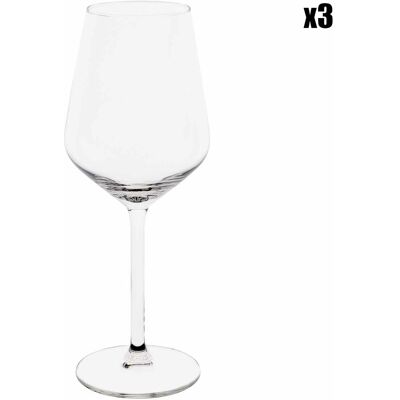 Cosy Moments - 3 Verres à vin à blanc Grace transparents - 38cl OS - Publicité Cosy Moments - 3 Verres à vin à blanc Grace transparents - 38cl OS - Publicité