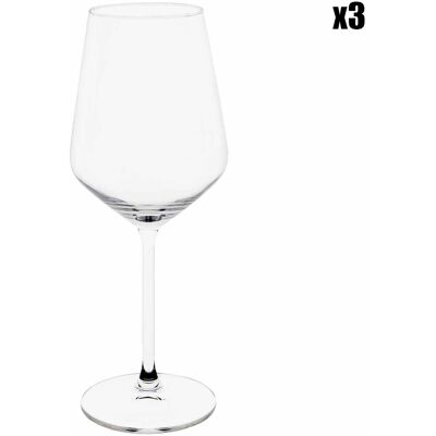 Cosy Moments - 3 Verres à vin rouge Grace transparents - 52cl OS - Publicité Cosy Moments - 3 Verres à vin rouge Grace transparents - 52cl OS - Publicité